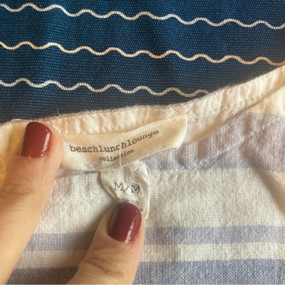 Beachlunchlounge Blue and White Striped Dress - Picture 2 of 3